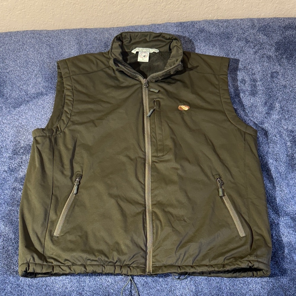 Mack’s Prairie Wings Men's Dark Green Sleeveless Vest